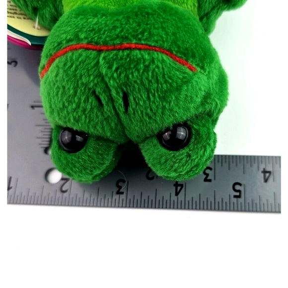 Avon Tad The Frog March 1999 Vintage Full O' Bean Bag 8 in Plush Stuffed Animal - Picture 8 of 9